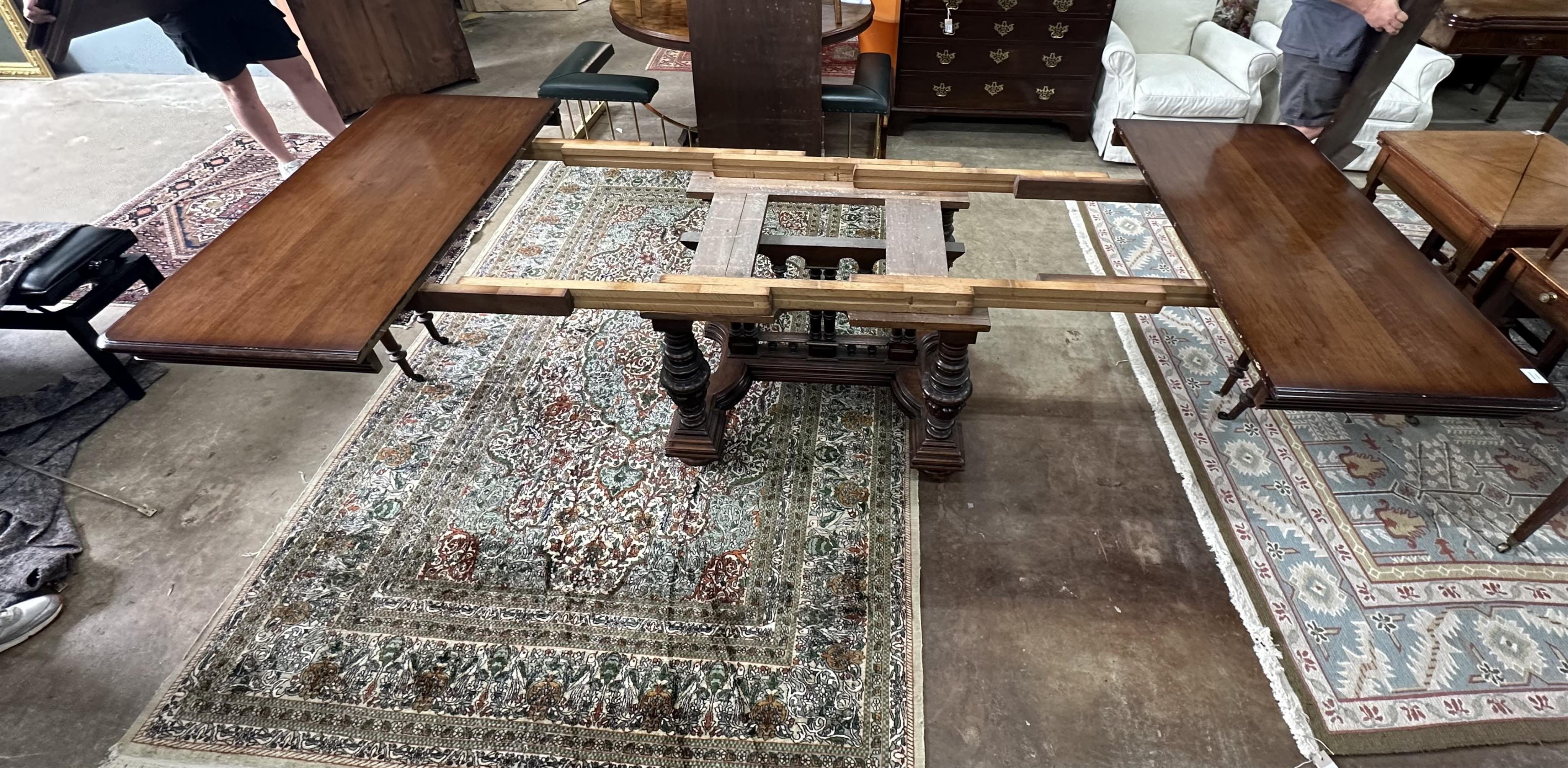 A set of twelve reproduction Chippendale style oak dining chairs, two with arms. Condition - good